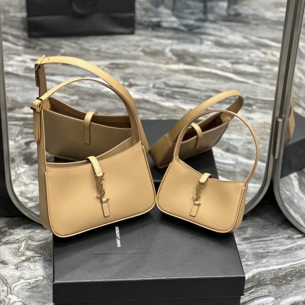 Apricot leather with gold hardware, original factory leather